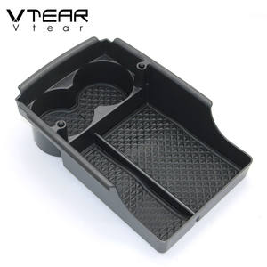 Vtear ABS Central voiture accoudoir boîte de rangement style conteneur support accessoires pour <span class=keywords><strong>Tesla</strong></span> modèle <span class=keywords><strong>X</strong></span> S Xl Auto - Product Image 2