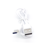 Kabel USB Type C Berkualitas Tinggi 1m 1.5m 2m, Kabel Pengisian Cepat USB ke Type C, Warna Putih dan Hitam, Kabel Data USB C, Kabel Type-C Dua Sisi