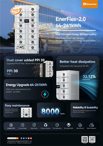 Station d'alimentation solaire Dawnice LiFePO4 50/100/200KWH 314AH Batterie lithium-ion haute tension empilable Vente directe usine - Product Image 3