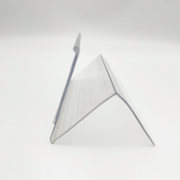Porte-étiquettes de prix en PVC transparent de qualité supérieure, personnalisable en usine, pour étagères