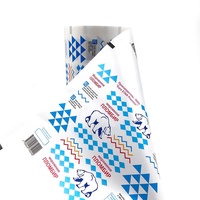 Sacs d'emballage recyclables en rouleau de film thermoscellé souple PE imprimé personnalisé pour la crème glacée et les sucettes glacées