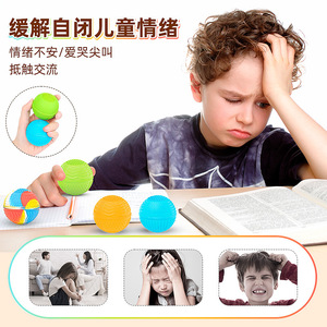 Kean Silicone <b>Squeezing</b> <b>Ball</b> For Grip Strength And Sensory Play Kids Adults Massage Therapy - Product Image 2