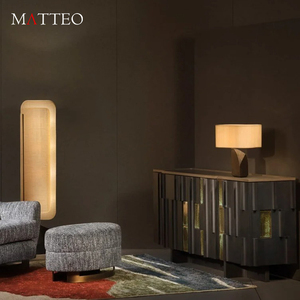 Trong Nhà Thực Tế Bàn Trang Trí Đèn Bàn Hiện Đại Đơn Giản Phong Cách Đá Hình Dạng Vải Bìa Nhựa Đèn Bàn - Product Image 5