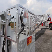 Camion de pompiers en mousse d'eau pour le sauvetage d'urgence, camion de lutte contre l'incendie, échelle aérienne, camion de pompiers, 6x4 6x6