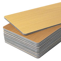 Panneaux muraux en placage de bois cristal de carbone à installation rapide, protection intégrée pour les halls d'hôtels, les immeubles de bureaux - Résistants aux chocs