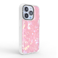 Coques de Téléphone Anti-Choc Transparentes Anti-Jaunissement Givrées en TPU PC, Design de Luxe pour Iphones 16 15 14 13 Pro Max
