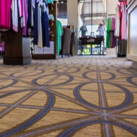 Tapis de luxe Axminster Tapis de luxe 5 étoiles pour hôtel Tapis de couloir résistant au feu d'usine