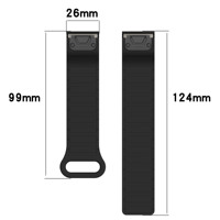 Tali jam tangan Magnet silikon baru untuk gelang jam tangan pintar Garmin Fenix 8 7 6 5 51/47/43mm Enduro 3 tali jam tangan Fenix 7X Pro