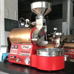 WINTOP yeni tasarım 1kg 2kg kahve kavurma makinesi ile paslanmaz çelik varil ticari kahve kavurma