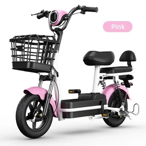 48V 50km Range Electric <b>Bicycle</b> Two-Wheel Smart Bike with Brushless Motor and Carbon Steel <b>Frame</b> LED Display and Sensor - Product Image 1