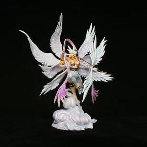 Digimons Angewomon Battle Eight Winged Form Designer Toy Anime Figurita Modelo coleccionable en caja Decoraciones al por mayor - Product Image 4