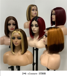 Parrucca Bob Corta Liscia Naturale all'Ingrosso, Super Double Drawn, Senza Colla, Originale Vietnamita, Capelli Umani, <span class=keywords><strong>Lace</strong></span> <span class=keywords><strong>Front</strong></span> - Product Image 5