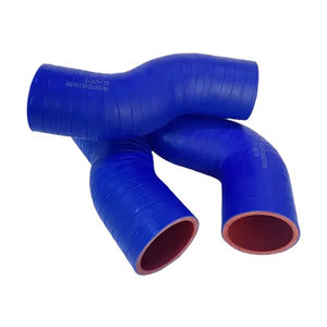 Tuyau en silicone automobile résistant aux hautes températures à coupe personnalisée manchon extérieur bleu intérieur rouge JUYAO modèle 1119123A0-3K660 - Product Image 6