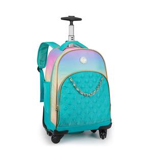 Sac à dos à roulettes de haute qualité en polyester 600D camouflage unisexe pour les adolescentes - Product Image 1