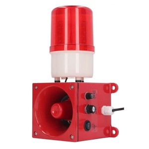Dispositif d'alarme industriel TBJ TBJ-100Y, voyant lumineux et sonore rouge à LED pour grue et utilisation marine - Product Image 2