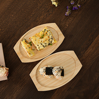 Plateau porte-assiette Fajita pour restaurant Base en bois pour assiette à steak en fonte