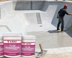 Revêtement acrylique moderne, imperméabilisation à base de polymère cimentaire résistant à l'eau - Product Image 1