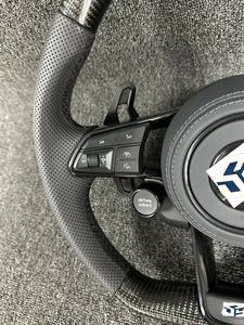 Volante de Cuero Completo para Volkswagen Golf7.5 GTI MK7 GTS GTD GTE R-<span class=keywords><strong>Line</strong></span> Golf7 MK6 GLI CC <span class=keywords><strong>POLO</strong></span> Passat SCIROCCO TIGUAN - Product Image 2