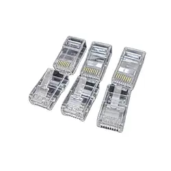 Manufaktur kabel Lan konektor Rj45 Modular jaringan 8P8C <span class=keywords><strong>Plug</strong></span> <span class=keywords><strong>Cat</strong></span>.6 <span class=keywords><strong>Cat</strong></span>.5E Rj45 - Product Image 2