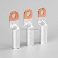 Connecteurs de transition bimétalliques plats pour câbles, en cuivre et aluminium (Cu Al), extrémités soudées par friction