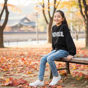 เสื้อยืดเด็กพรีเมียม OZKIZ ผ้าฝ้าย 100% รุ่น T05 เสื้อถักสำหรับเด็กผู้หญิง อายุ 6-9 ปี ขายส่งเสื้อผ้าเด็กแฟชั่น - Product Image 3