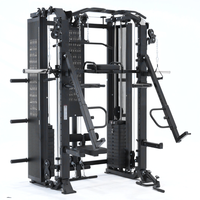 Machine Smith Commerciale, Entraîneur Fonctionnel, Crossover par Câbles, Équipement de Gym Multi-Station, Double Pile de Poids, Lat Pulldown, pour Salle de Sport à Domicile