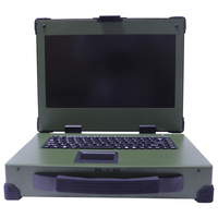 LED TFT de 14 pulgadas, con resolución de 1920x1080 Soporte HDD de 2,5 pulgadas, controlador SSD Soporte de computadora industrial portátil ascendente I3