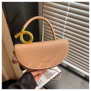 Sac bandoulière minimaliste unique, nouvelle collection 2026, tendance, couleur bonbon texturée, pour femme, idéal pour les trajets quotidiens - Product Image 4