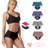 Nouvelle arrivée 4 couches culotte de période de flux léger sans odeur PFAS Culotte Menstruelles sous-vêtements femmes culotte de période menstruelle