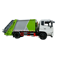 Camion à ordures compacteur Dongfeng Kinland 12CBM à benne arrière, poids total autorisé 16200 kg, véhicule d'assainissement pour déchets municipaux
