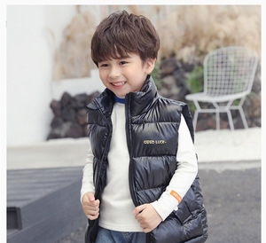 <span class=keywords><strong>Gilet</strong></span> bouffant léger pour garçon, manteau d'hiver résistant à l'eau, sans manches, <span class=keywords><strong>v</strong></span>êtements d'extérieur pour enfants - Product Image 2