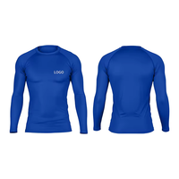 Rashguard léger pour hommes, design personnalisé avec logo, respirant, manches courtes, pour BJJ MMA, vêtements de sport pour hommes.
