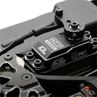 Servo Digital Programable CNC de Alto Voltaje AGFRC A81BHSW 83g, Resistente al Agua IP67, con Engranajes Metálicos, para Autos RC 1/8 Monster Expert