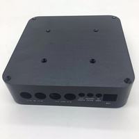 Boîtier d'amplificateur audio professionnel en aluminium CNC, haute précision 10000Q, châssis sonore HiFi Bluetooth 4 canaux pour l'audio domestique et automobile