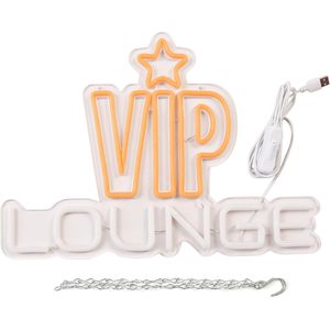 Enseignes néon LED VIP Lounge, à intensité variable, alimentées par USB, lumière d'ambiance, décoration de vitrine, lumière indicatrice de rue, personnalisables - Product Image 5