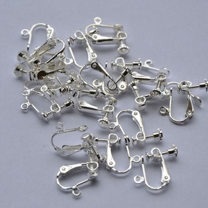 <b>Ear</b> Hooks Brass Material 18K Gold Champagne Gold Silver Color Preserving Mixed Shapes For DIY Jewelry Making - Product Image 2