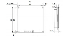 Module d'antenne Hitech One UHF 860-960 MHz ISO 18000-6C, taux de lecture >400 fois/secondes, lecteur/enregistreur RFID, lecteurs de cartes de contrôle d'accès - Product Image 4