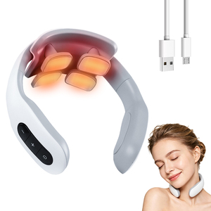 Masseur personnalisé pour le cou et les épaules à 20 vitesses, EMS 180 mAh, professionnel, six modes, massage automatique du dos et du cou, rechargeable par USB - Product Image 1