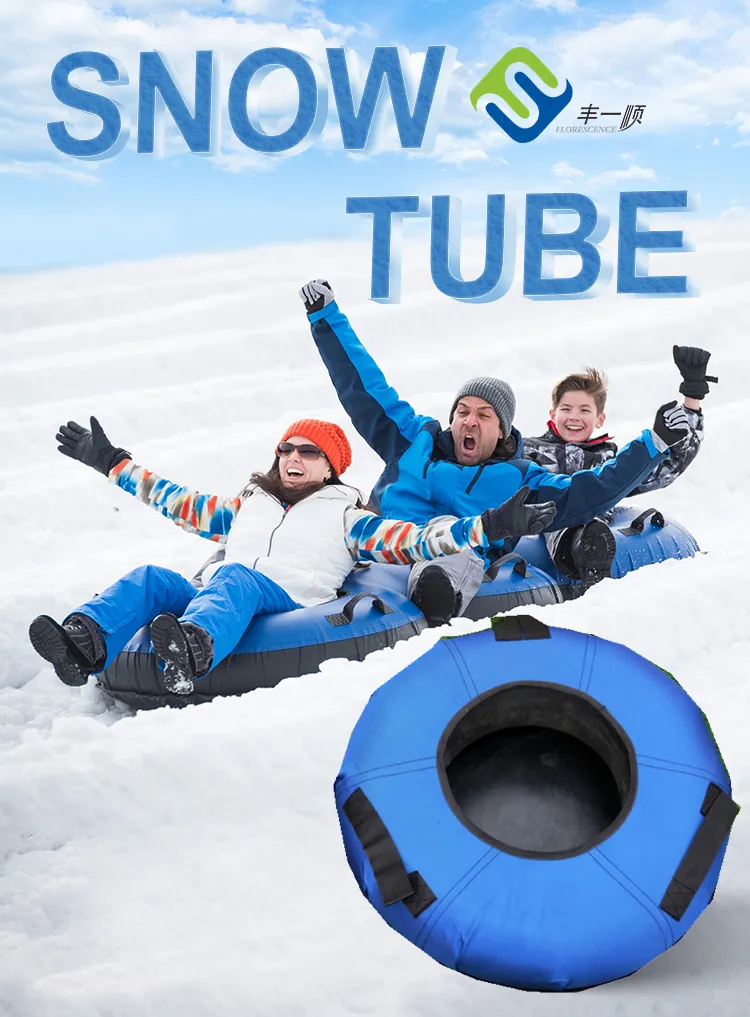 100cm Hard hauv qab daus Tube Rau Cov Neeg Laus Snow Sled Rau Snowtubing