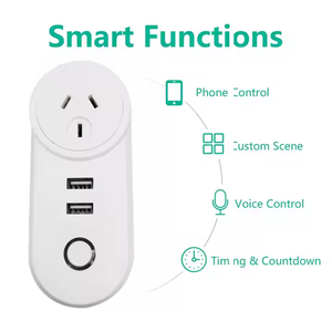 <span class=keywords><strong>Prise</strong></span> intelligente WiFi intelligente Tuya avec port 2USB pour PST-LSPA2 standard dans le monde entier - Product Image 3