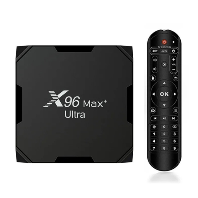 Amlogic S905X4 Android 11.0 TV Box X96 Max+ Ultra 2.4G/5G WiFi 100M BT4.X 4GB+32GB/64GB