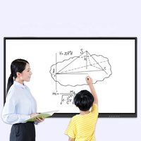 Tableau blanc interactif portable avec projecteur, tableau blanc numérique multi-touch intelligent pour l'éducation