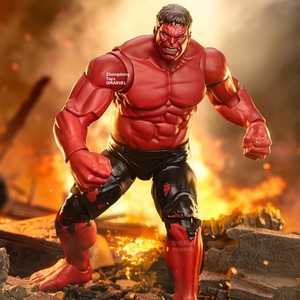 Statuetta Ufficiale di <span class=keywords><strong>Hulk</strong></span> Gigante Rosso in PVC, Merchandise Marvel, Nuovo di Zecca, Regalo Perfetto per Ragazzi 14+, Confezione Colorata - Product Image 2
