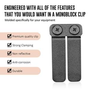 Warriorland <span class=keywords><strong>Iwb</strong></span> & Owb <span class=keywords><strong>Holster</strong></span> Riemclip, 1.5/1.75 Inch Verstelbaar, Met Metalen Ringen, Schroeven, Sleuven Bindpalen - Product Image 6