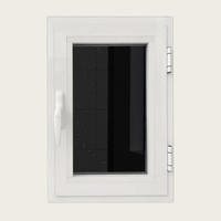 Fenêtre en aluminium à rupture de pont thermique, ignifuge, moderne, sur mesure pour usine, isolation thermique, sécurité, antivol, pour projets de bâtiments de grande hauteur