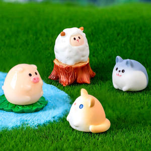 Minuscules animaux en résine figurines d'animaux miniatures en vrac pour Micro fée jardin paysage maison de poupée cacher artisanat décor Aquarium jouets - Product Image 4