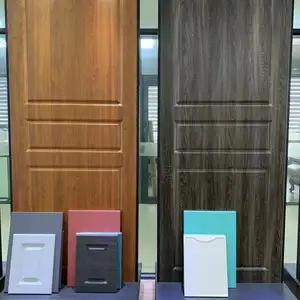 Factory Wholesale Wood Matte Laminate Foil PVC Decorative Films For Door