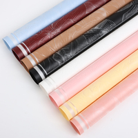 Nouveau design – Papier d'emballage mat pour bouquets, motif magnolia, pour fleuristes, luxueux, imperméable, pour emballage floral