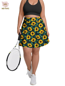 Conjunto Deportivo <span class=keywords><strong>de</strong></span> 2 Piezas con Logotipo Personalizado, Mini Falda Deportiva <span class=keywords><strong>de</strong></span> Yoga y Gimnasio, Estampado Floral, con Leggings, <span class=keywords><strong>para</strong></span> <span class=keywords><strong>Mujer</strong></span>, Conjunto <span class=keywords><strong>de</strong></span> Falda <span class=keywords><strong>de</strong></span> <span class=keywords><strong>Tenis</strong></span> <span class=keywords><strong>para</strong></span> <span class=keywords><strong>Mujer</strong></span> - Product Image 6