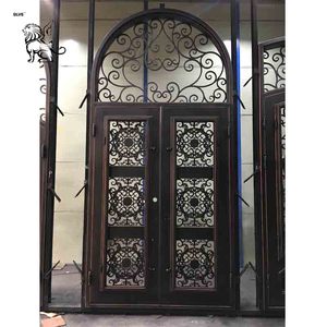 Grande taille utilisé maison décorative moderne ornements de porte en <span class=keywords><strong>fer</strong></span> forgé conceptions IGL-01 - Product Image 6